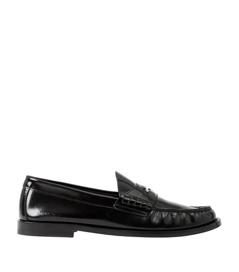 burberry black loafers|burberry flats women's.